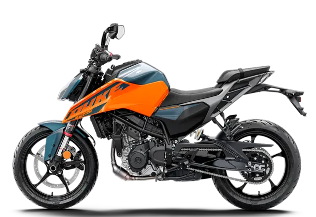 KTM 125 Duke 2025 Oransje 