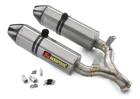 Akrapovic Lyddemper Set Titanium KTM 990 Supermoto/Racing