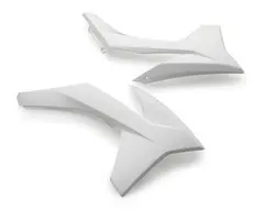 KTM Sidedeksler - Hvit KTM SX 125-450 11-12, EXC 125-500 12-13