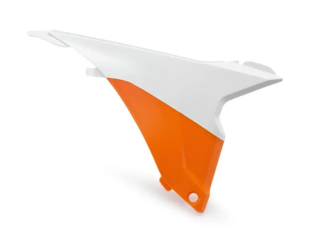 KTM Sidedeksel Høyre - Hvit / Oransje KTM SX 125 - 450 2013 - 2015 