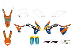KTM Factory Dekalkit KTM EXC 125 - 500 2014 - 2016