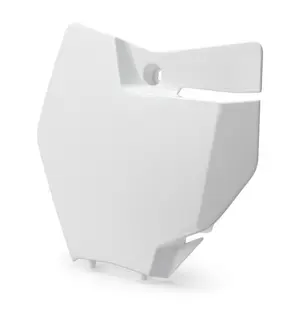 KTM Nummerplate - Hvit KTM SX 125-450 16-18, EXC 250-500 17-19