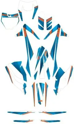 KTM Style Dekalkit KTM SX 125-450 16-18, EXC 250-500 17-19 
