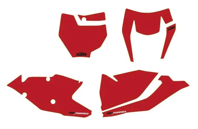 KTM NR Skilt Klistremerke KTM Originaldel 