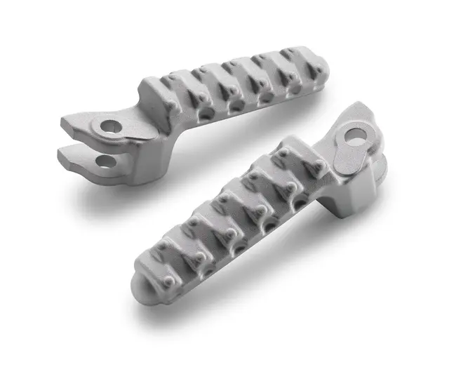 KTM Footrest Set Silver Fothvilersett KTM Duke / RC 125 - 390 