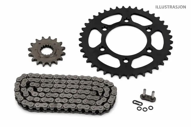 KTM Original Drevsett 17/42 Kjede, framdrev og bakdrev