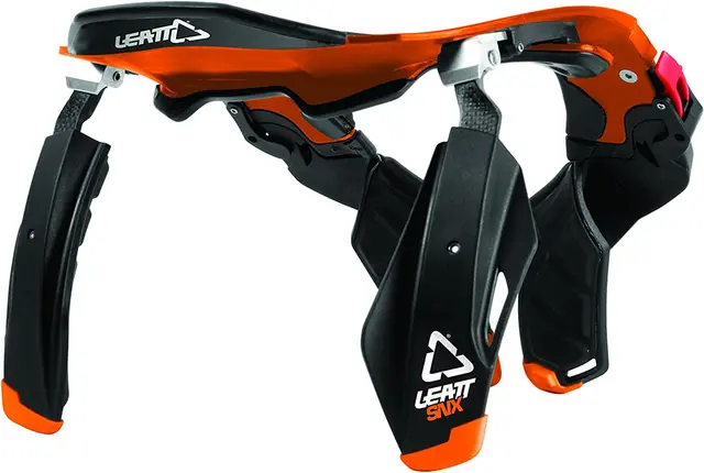 Leatt SNX Trophy Snøscooter Nakkekrage Sort/Oransje