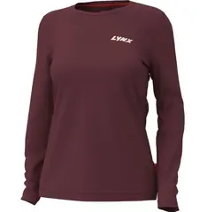 Lynx Signature Longsleeve XS Dame - Burgunder