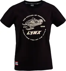 Lynx Logo T-Skjorte 128 cm / 7-8 &#229;r Barn - Svart