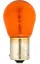 Lysp&#230;re Oransje 12V, 10W Sokkeltype: BAU15S