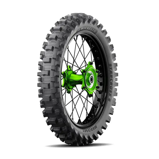 Michelin 120/80-19 Starcross 6 63M Bakdekk - Medium Soft 