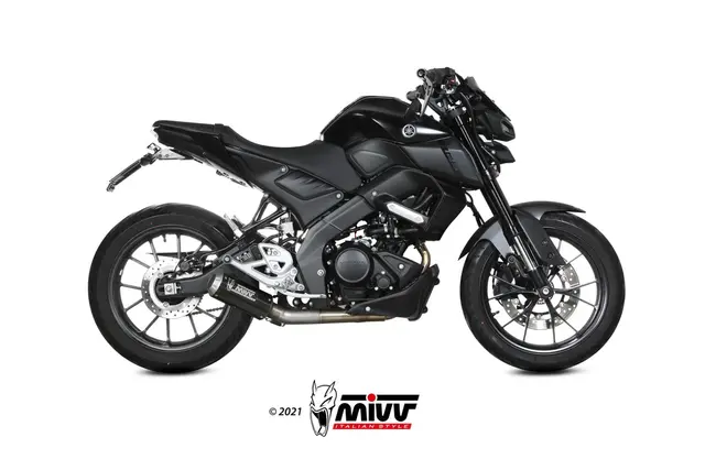 Mivv MK3 Carbon Eksosanlegg Yamaha MT-125 2020-> 