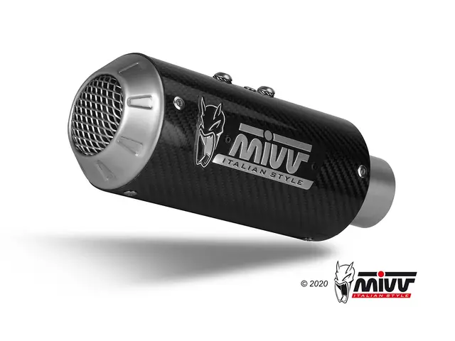 Mivv MK3 Carbon Eksosanlegg Yamaha MT-125 2020-> 