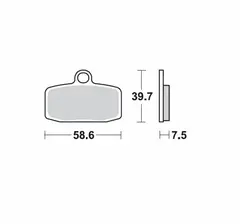 Moto-Master Nitro Bremseklosser KTM 250/350 Freeride/85 SX Husqvarna TC85
