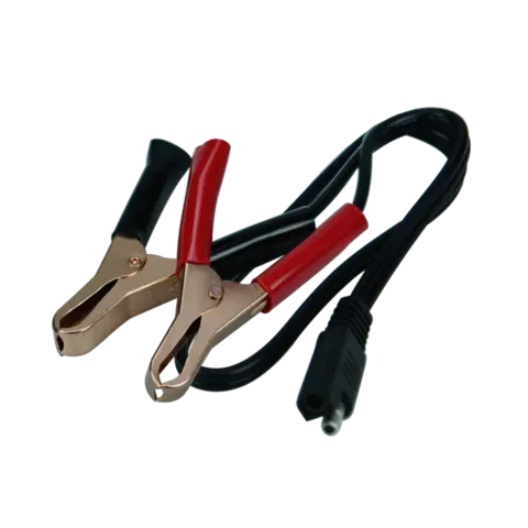 MotoBatt Ladekabel 53cm Med Alligatorklemmer