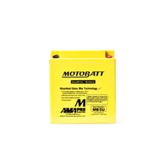 MotoBatt MB5U 12V Batteri 4-Polet, 90CCA, 7Ah, 120x60x130, AGM