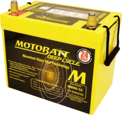 MotoBatt MB90-12, 12V Batteri 2-Polet, 90Ah, 260x169x211, AGM