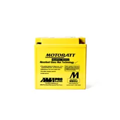 MotoBatt MB9U 12V Batteri 4-Polet, 165CCA, 11Ah, 136x76x133, AGM