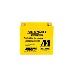 MotoBatt MBT14B4 12V Batteri 2-Polet, 180CCA, 14Ah, 150x70x145, AGM