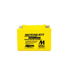 MotoBatt MBTX4U 12V Batteri 2-Polet, 70CCA, 4.7Ah, 114x70x87, AGM