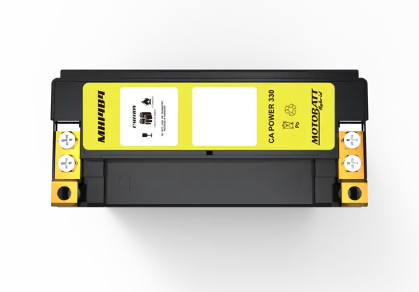 MotoBatt MH14B4 12V Batteri Hybrid 2-Polet, 330CCA, 8HAh, 150x70x130, AGM 