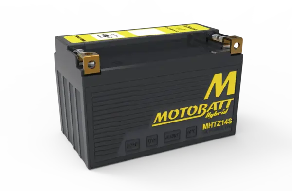 MotoBatt MHTZ14S 12V Batteri Hybrid 2-Polet, 270CCA, 7,1HAh, 149x84x95, AGM 