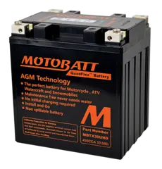 MotoBatt MBTX30UHD 12V Batteri 4-Polet, 450CCA, 33Ah, 166x126x175, AGM