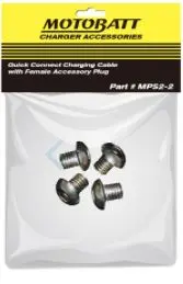 MotoBatt Terminalskruer, M6 x 4 stk 