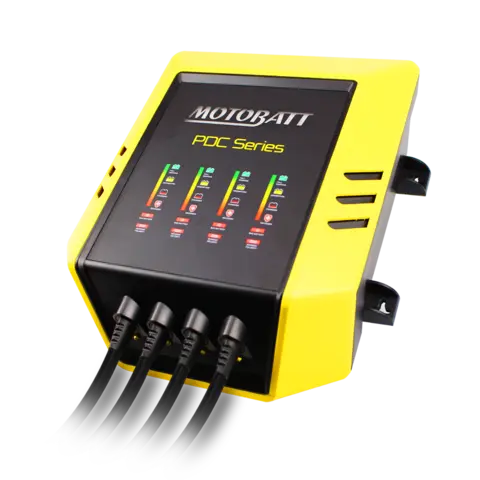 MotoBatt Quad Bank Batterilader 12V, 4-100Ah