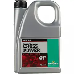 Motorex Cross Power 4T SAE 10W/50 - 4 Liter Full syntetisk motorolje, Off-Road, Race
