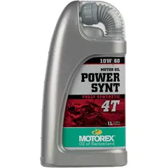 Motorex Power Synt 4T SAE 10/60 Motorolje - 1 Liter 1 Liter - Syntetisk