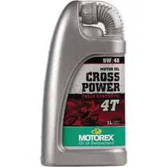 Motorex Cross Power 4T SAE 5W/40 - 1 Liter 1 Liter - Syntetisk