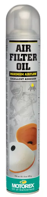 Motorex Luftfilter Olje- Spray, 750ml Holder sand, støv og vann ute 