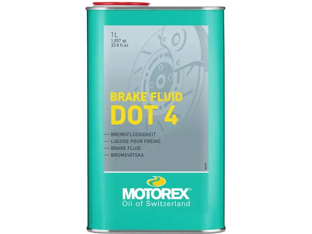 Motorex Brake Fluid DOT 4 - 1 Liter DOT 4 Bremsevæske, 1000ml 