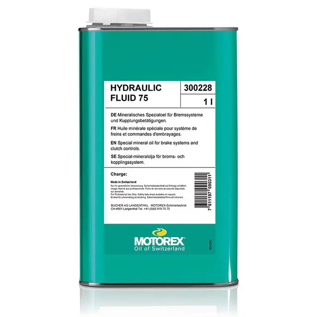 Motorex Hydraulic Fluid 75 - 1 Liter Mineral Bremse- og clutchvæske 