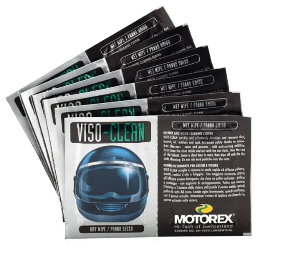 Motorex Visir Rens Pakning med 6 stk 