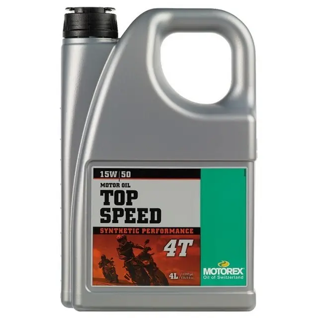 Motorex Top Speed 4T SAE 15W-50 Motorolje - 4 Liter