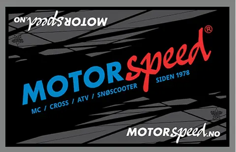 Team Motorspeed Miljømatte/Depotmatte 100 x 160cm, Gummiert Bakside