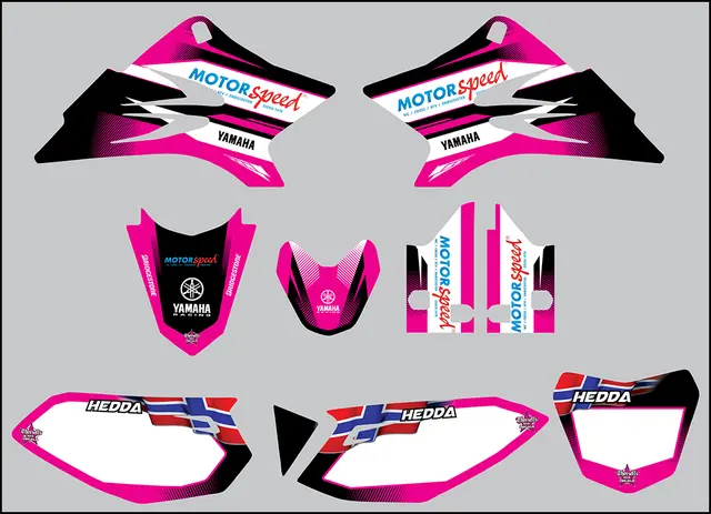 Komplett Team Motorspeed Dekal Kit MX/Enduro