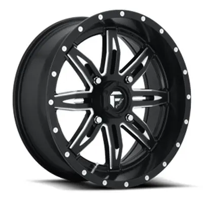 Fuel D567 Lethal 15x7 - 4/156, +13 ATV/UTV Felg - Matt Sort/Maskinert