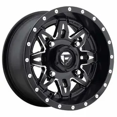 Fuel D557 Lethal 14x7 - 4/156, +13 ATV/UTV Felg - Matt Sort/Maskinert