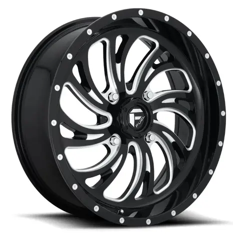 Fuel D641 Kompressor - Polaris, 4/156 ATV/UTV Felg - Blank Svart/Maskinert