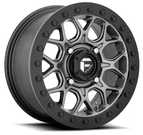 Fuel D919 Tech 15x7 - 4/156, +38, BL ATV/UTV Felg - Matt Antrasitt, Beadlock