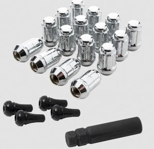 MSA Hjulmutter Chrome - M10X1.25 16 stk Gorilla Chrome, Installasjonssett 