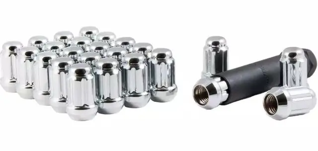 MSA Hjulmutter Chrome - M12X1.25 16 stk Gorilla Chrome, Installasjonssett 