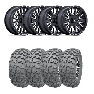 Hjulpakke 22 - Can-Am 4x4 Wanda P3036, MSA M49 Creed Sort MM,+10mm