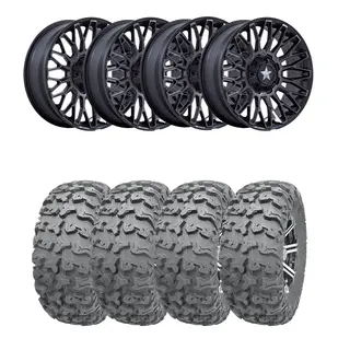 Hjulpakke 31 - Can-Am 4x4 Wanda P3036, MSA M50 Clubber Sort M,+10