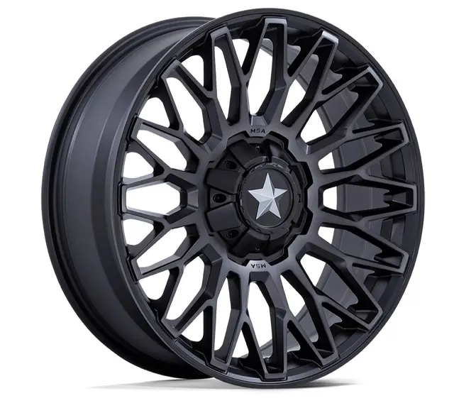 Hjulpakke 31 - Can-Am 4x4 - 27"/14" Wanda P3036, MSA M50 Clubber Sort M,+10 