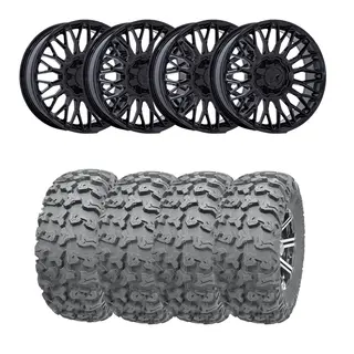 Hjulpakke 33 - Polaris 4x4 Wanda P3036, MSA M50 Clubber Sort B,+10