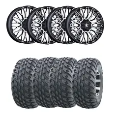 Hjulpakke 35 - Polaris 4x4 - 26"/14" Wanda VS3020,MSA M50 Clubber Sort BM,+10